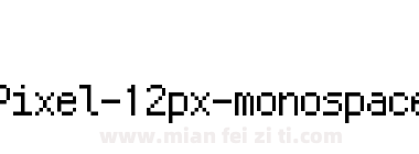 Ark-Pixel-12px-monospaced-zh_cn-Regular
