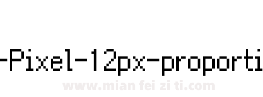 Ark-Pixel-12px-proportional-ja-Regular