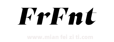 Namaskarn DEMO Black Italic下载