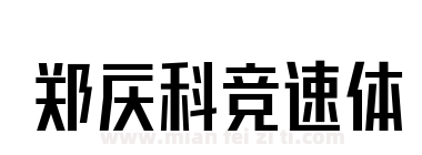 郑庆科竞速体下载