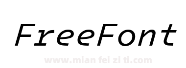 IntelOne Mono Italic