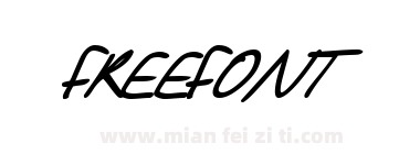 SF Scribbled Sans SC Bold Italic下载