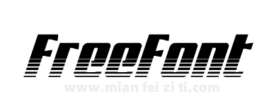 Flight Legion Halftone Italic下载