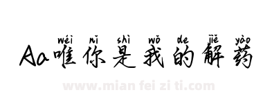 Aa唯你是我的解药下载