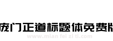 庞门正道标题体免费版 4.0最新版下载
