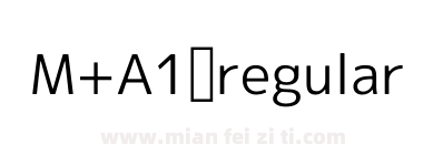 M+A1 regular