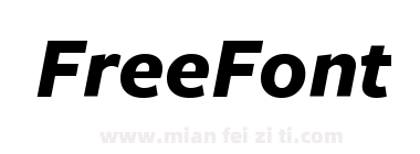 FreightSans Pro Bold Italic