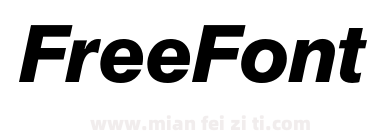HelveticaBQ Demi Bold Italic下载