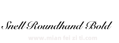 Snell Roundhand Bold
