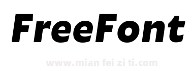 Ambra Sans Text Trial Extrabold Italic下载