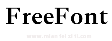 FH Ronaldson Text Test Semibold下载