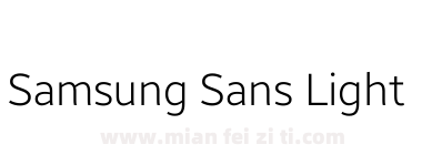 Samsung Sans Light