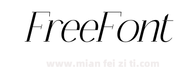 Tropical Qebalon Serif Italic