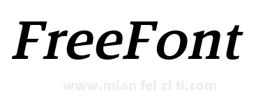 Nebras Serif Semibold Italic下载