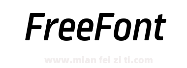 Amfibia Demi Bold Condensed It下载