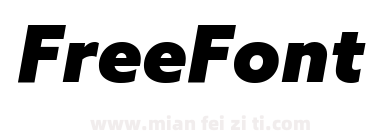 Azo Sans Black Italic下载