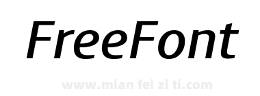 FF Aad Std Demi Bold Italic下载
