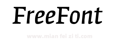 Fedra SerifA Pro Normal Italic下载