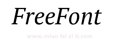 PT Serif Pro Italic下载