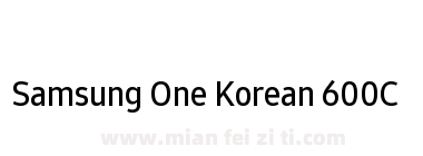 Samsung One Korean 600C下载