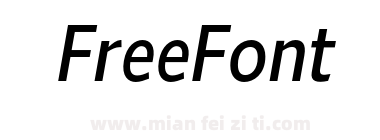 FSP DEMO Roanne Cond Regular Italic Regular下载