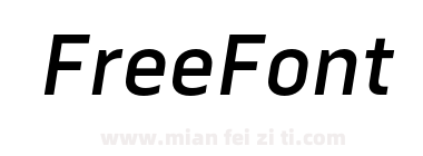 Serca Medium Italic下载