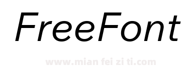 Wix Madefor Text Italic下载