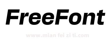 Alfabet Extra Bold Italic下载
