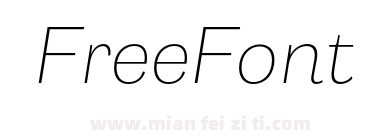 FSP DEMO Capital Gothic Ex Light Italic Regular下载