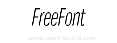 Mynor Light Extra Condensed Italic下载