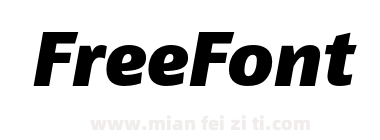 Fago No Tf Black Italic下载