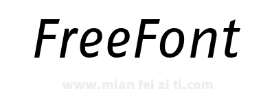 Fago No Tf Italic下载
