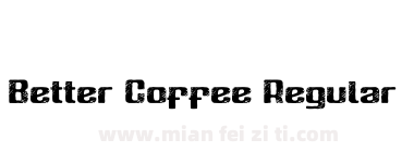 Better Coffee Regular下载