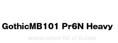 GothicMB101 Pr6N Heavy下载