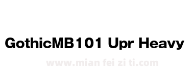 GothicMB101 Upr Heavy下载
