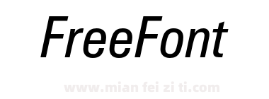 ZurichBT Italic Condensed下载