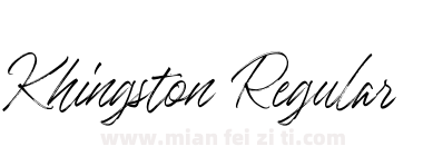 Khingston Regular下载
