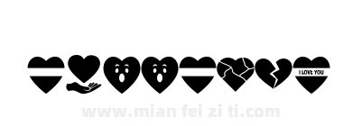 Font I Love You下载