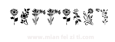 HFF Floral Stencil 1下载