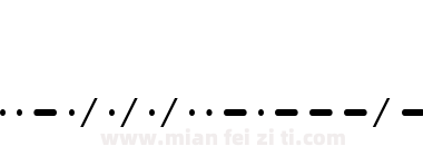morse Regular下载