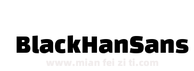 BlackHanSans-Regular