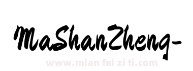 MaShanZheng-Regular