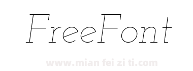 Josefin Slab Thin Italic下载