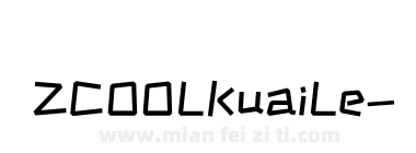 ZCOOLKuaiLe-Regular