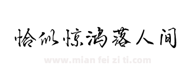恰似惊鸿落人间下载