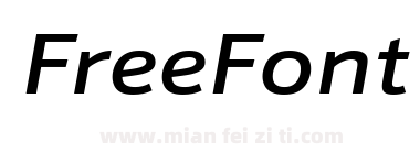 Schnebel Sans Pro Expand Medium Italic下载