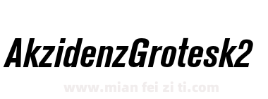 Akzidenz GroteskBQ Bd Cnd It下载