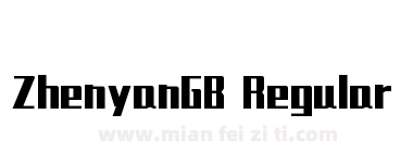 ZhenyanGB Regular下载