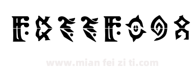 Khaenriah Sun Regular 坎瑞亚字母下载
