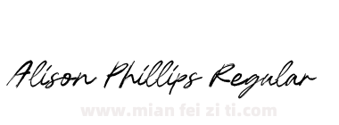 Alison Phillips Regular下载